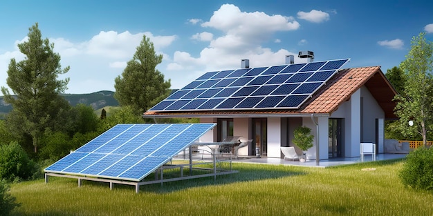 découvrez comment les panneaux solaires peuvent contribuer à rendre votre maison plus durable et respectueuse de l'environnement.