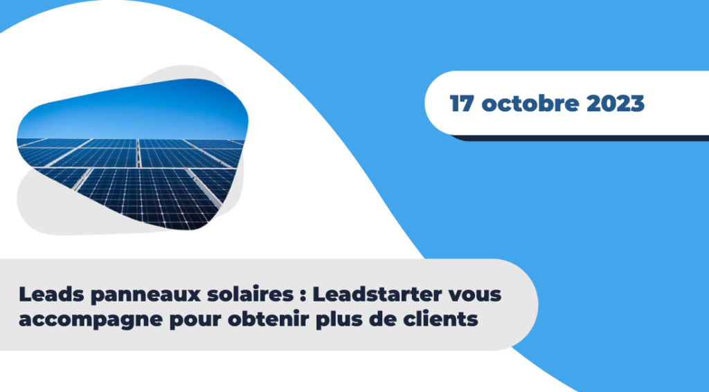 découvrez nos solutions automatisées innovantes pour la génération de leads dans le secteur solaire. optimisez votre stratégie de marketing et augmentez votre visibilité tout en attirant des clients potentiels grâce à des outils performants et des technologies avancées.