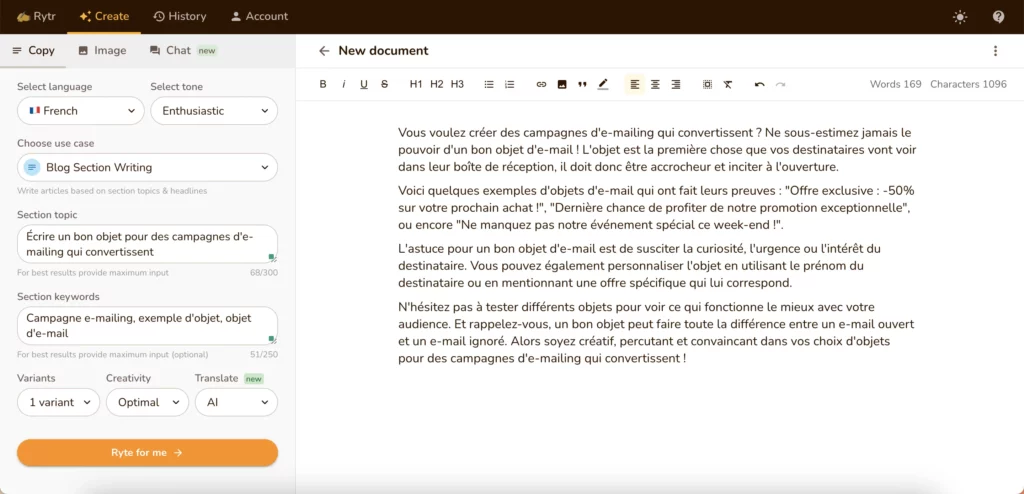 découvrez notre solution de contenu automatique, qui génère des textes de qualité en un clin d'œil. optimisez votre temps et améliorez votre présence en ligne grâce à une rédaction automatisée et adaptée à vos besoins.