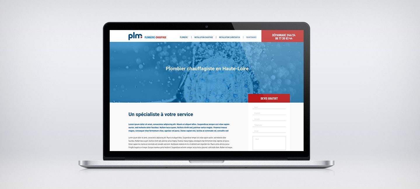 découvrez notre service de design de site web dédié aux plombiers, conçu pour générer des leads qualifiés et attirer de nouveaux clients. optimisez votre présence en ligne avec un site esthétique et fonctionnel, adapté aux besoins de votre entreprise.