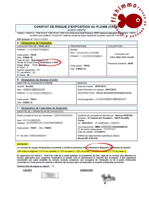 découvrez l'importance du diagnostic plomb pour garantir la sécurité de votre habitat. informez-vous sur les méthodes de détection, les réglementations en vigueur et les solutions pour éliminer le plomb et protéger votre santé.