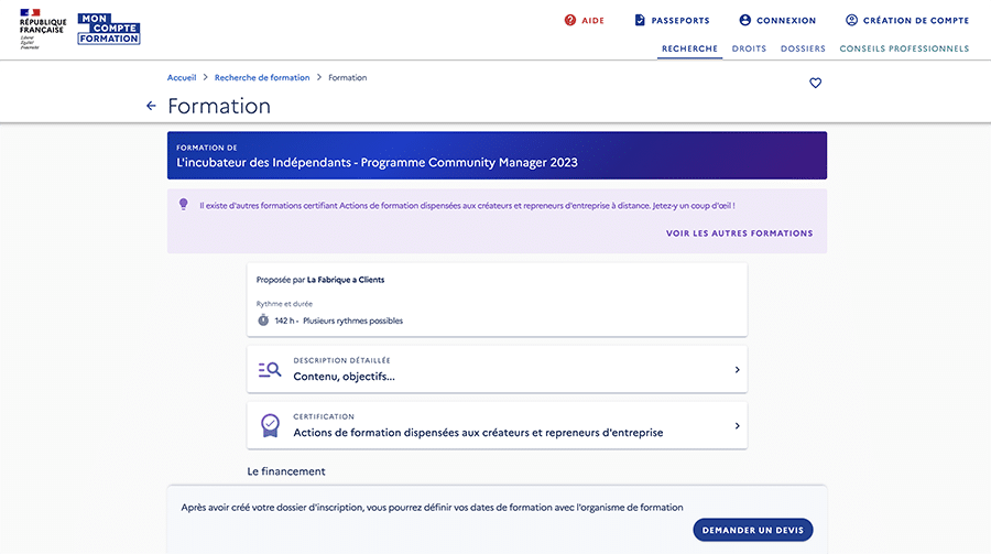 découvrez notre formation cpf clients, une opportunité unique d'acquérir des compétences clés pour optimiser votre relation client. profitez d'un apprentissage pratique et personnalisé, éligible au compte personnel de formation, pour booster votre carrière et répondre aux attentes du marché.