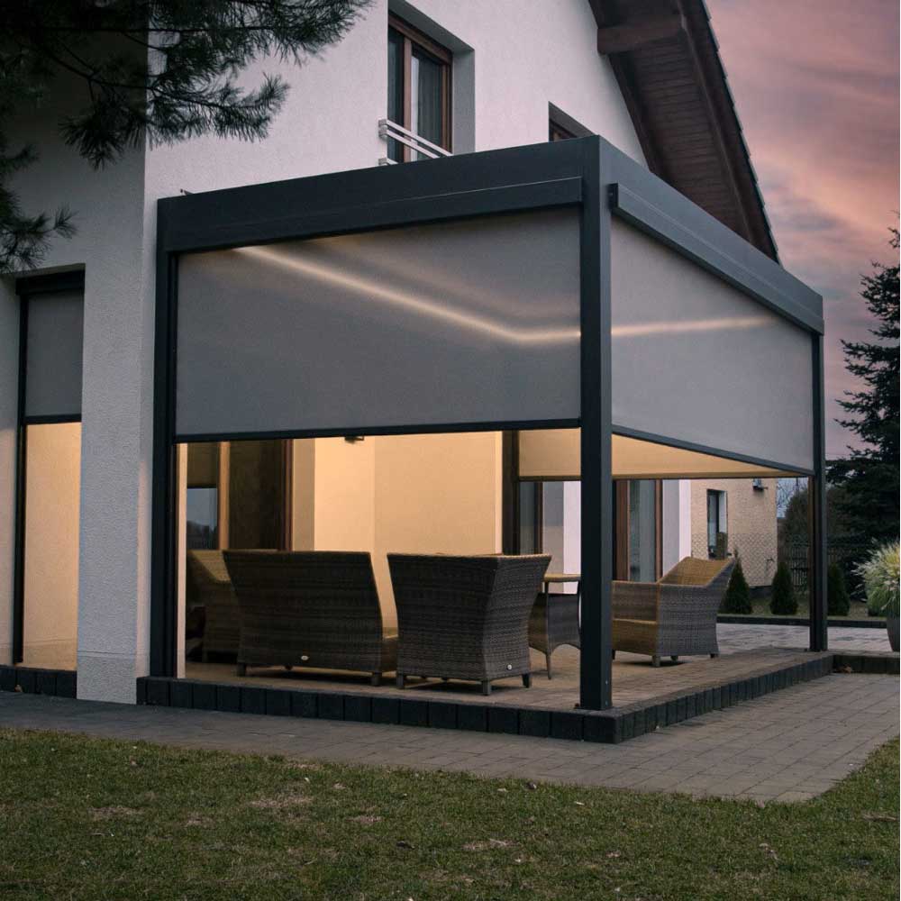 découvrez notre sélection de pergolas avec store, alliant élégance et fonctionnalité. profitez de votre espace extérieur en toute sérénité grâce à nos structures qui offrent ombre et protection contre les intempéries. transformez votre jardin en un lieu de détente unique.