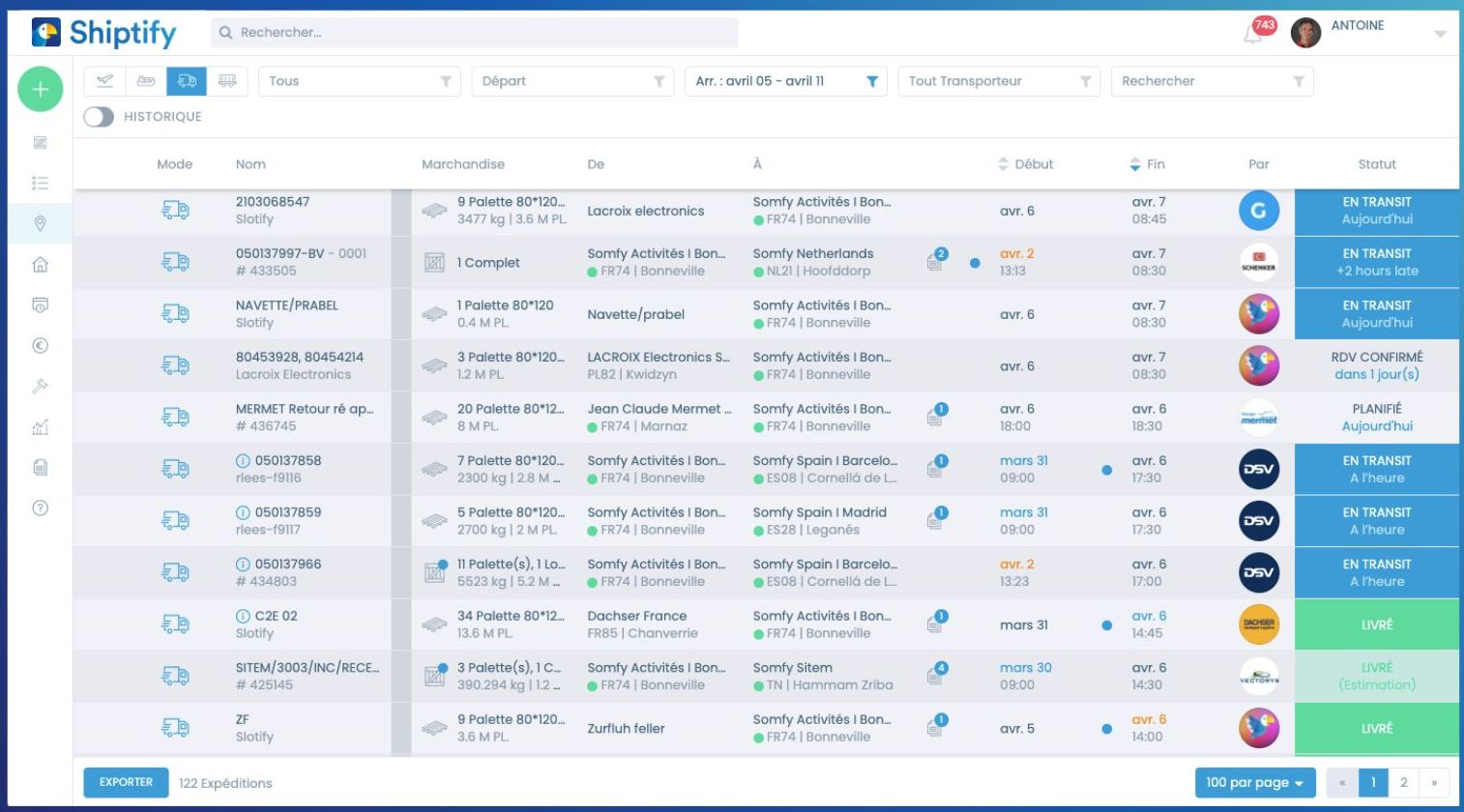 découvrez notre solution de suivi transport routier pour optimiser la gestion de vos livraisons. suivez en temps réel l'acheminement de vos marchandises, améliorez la transparence et assurez la satisfaction de vos clients grâce à une logistique efficace.